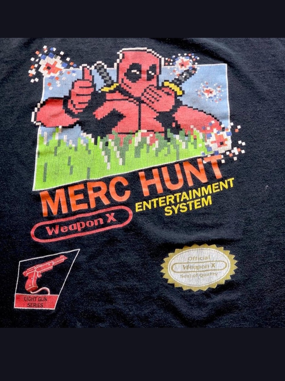 Deadpool Merc Hunt Video Game T-Shirt